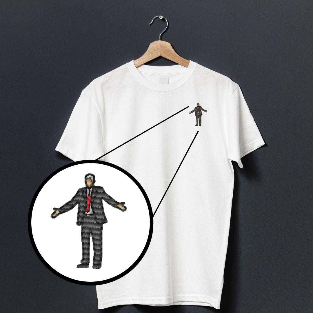 Arsène Wenger Red Card | Embroidered T-Shirt - Football Posters