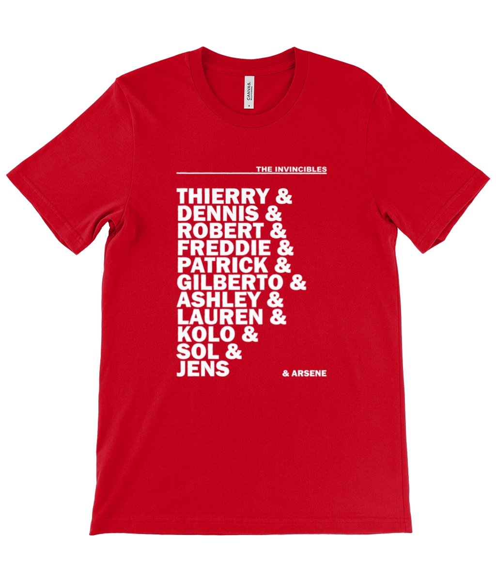 arsenal invincibles t shirt