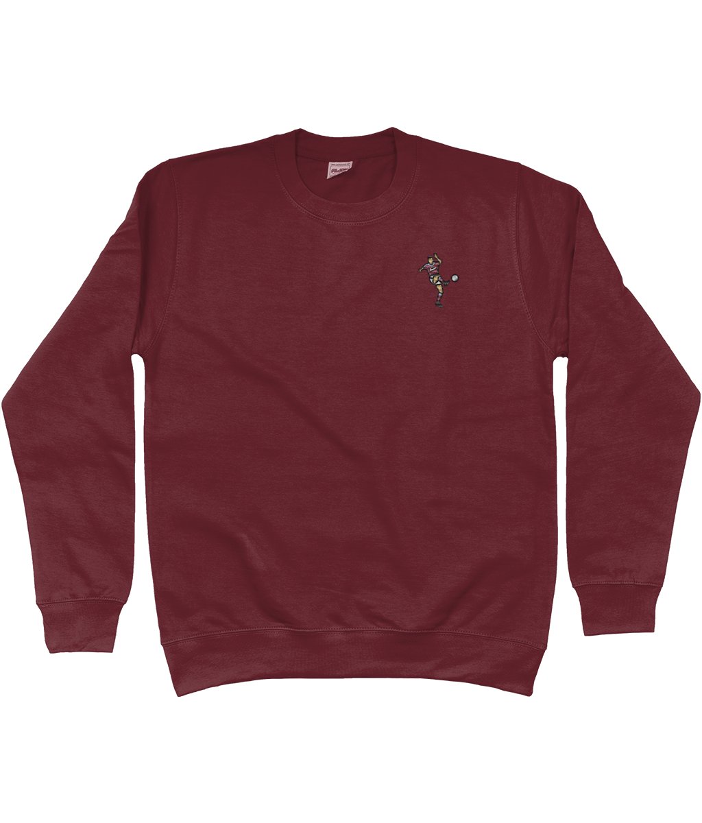 Di Canio Iconic Volley | Embroidered Sweatshirt - Football Posters - Embroidered Jumper