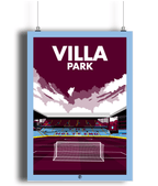 Villa Park ClubTone Poster | Illustrated Art Print - Football Posters - Posters