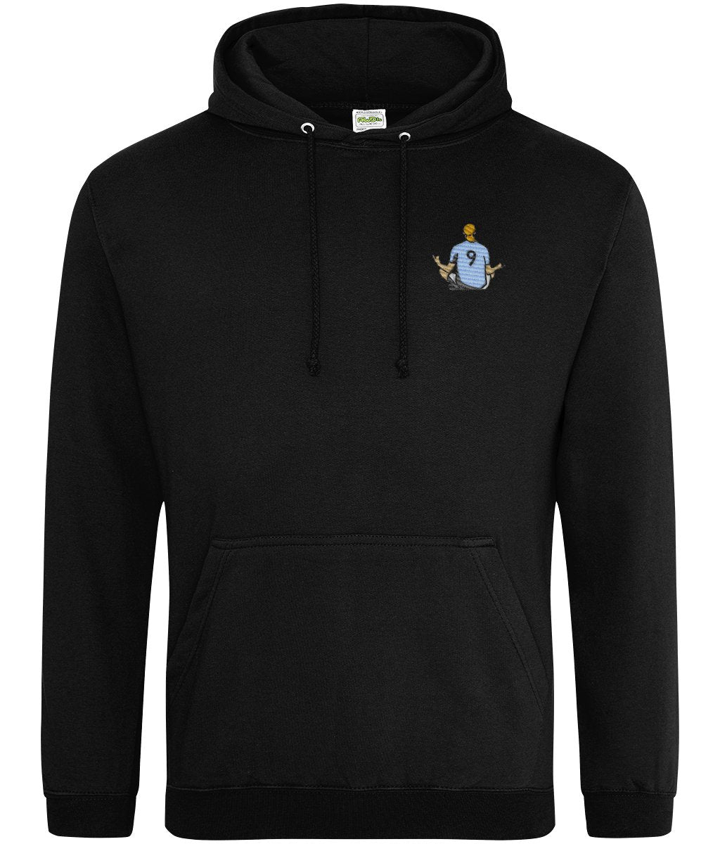 Haaland Celebration | Embroidered Hoodie - Football Posters - Hoodies