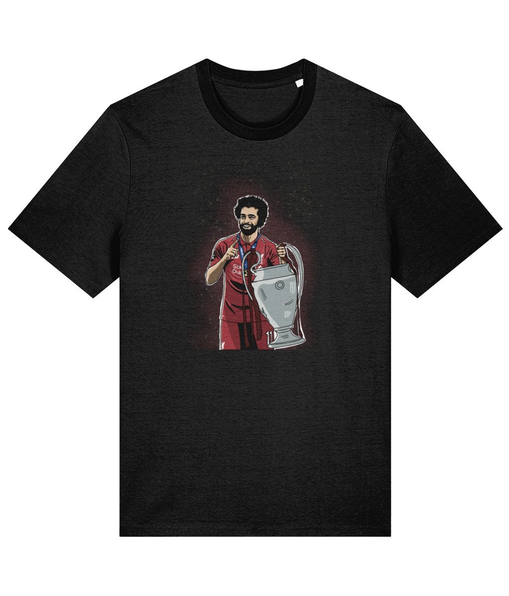 Mo Salah Champions League | LFC T-Shirt - Football Posters - T-Shirts