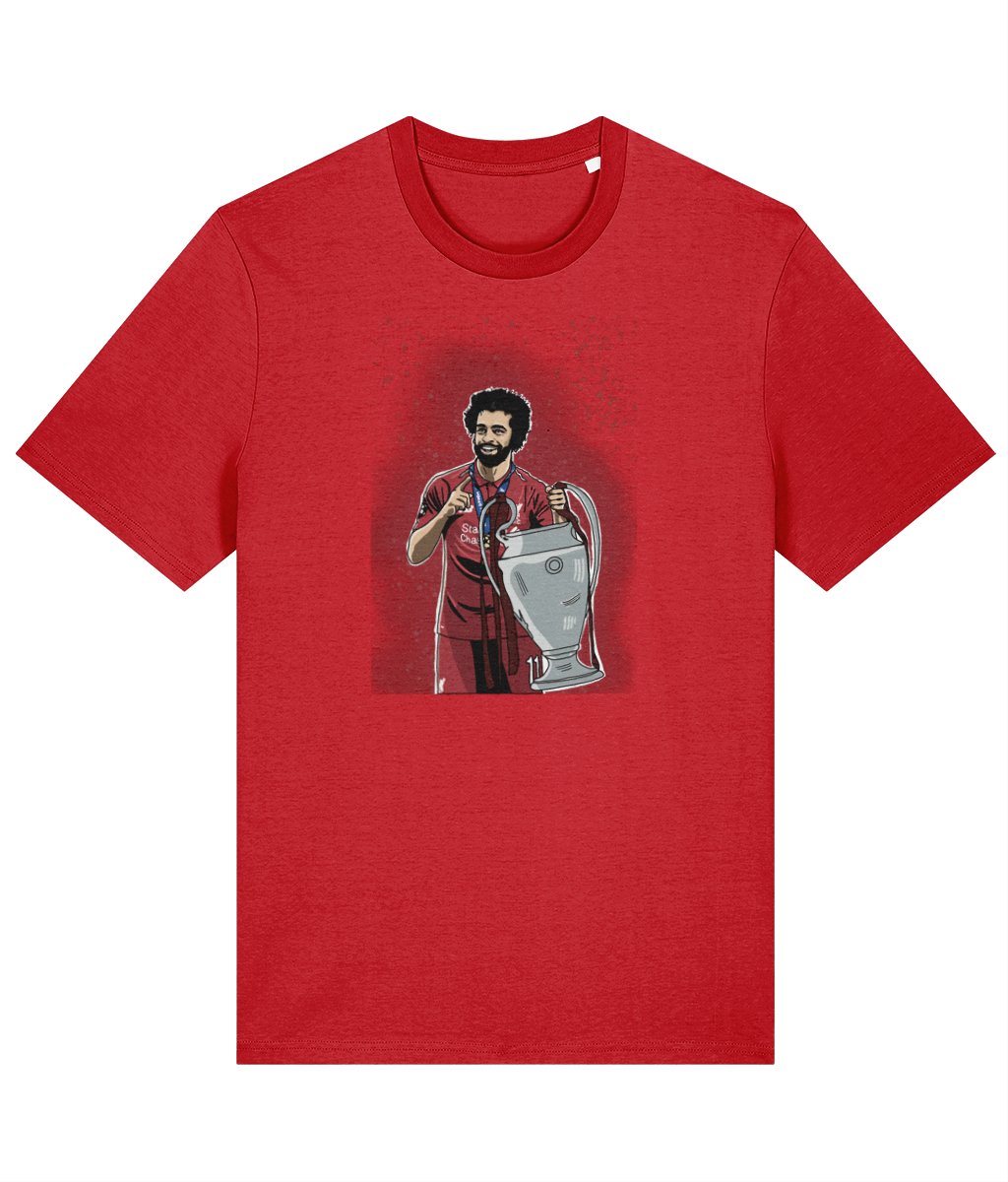 Mo Salah Champions League | LFC T-Shirt - Football Posters - T-Shirts