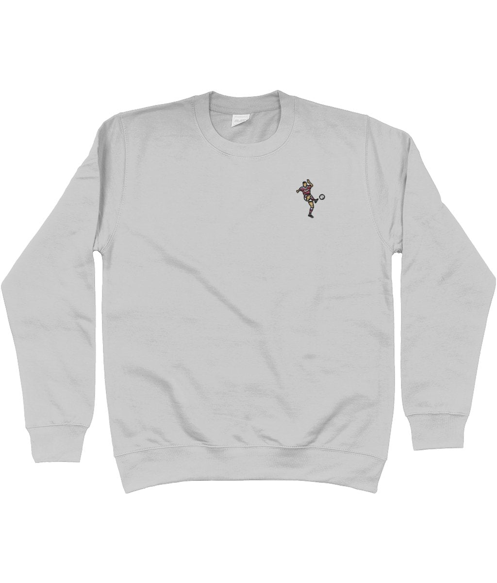 Di Canio Iconic Volley | Embroidered Sweatshirt - Football Posters - Embroidered Jumper