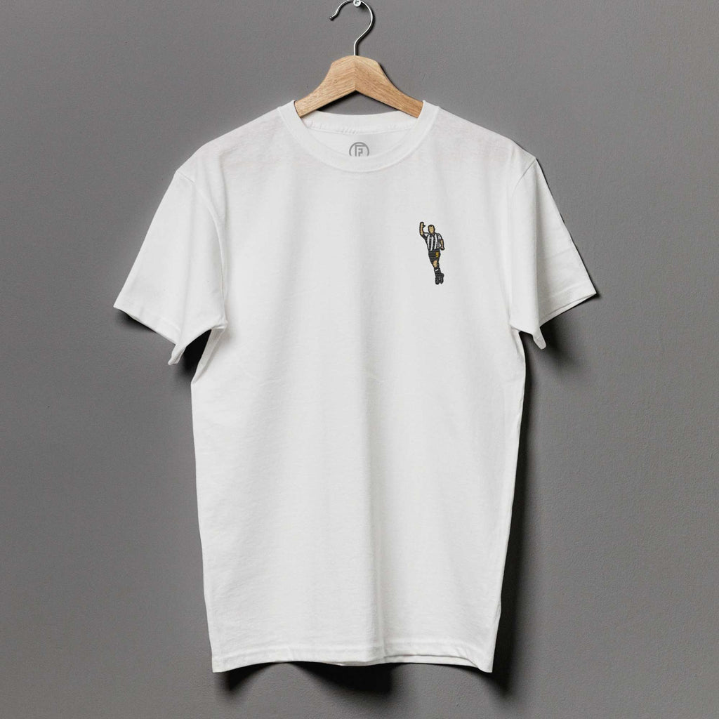 Shearer | 100% Organic Cotton Embroidered T-Shirt - Football Posters