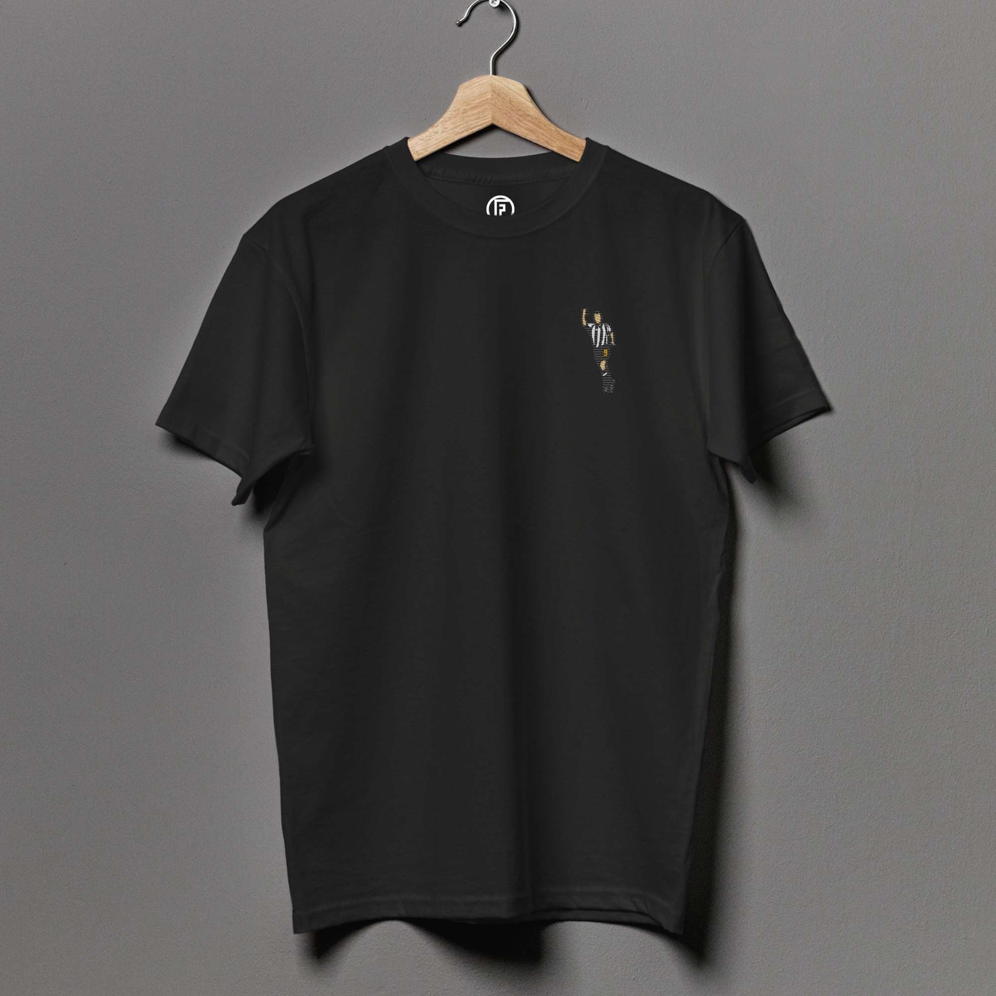 Shearer | 100% Organic Cotton Embroidered T-Shirt - Football Posters