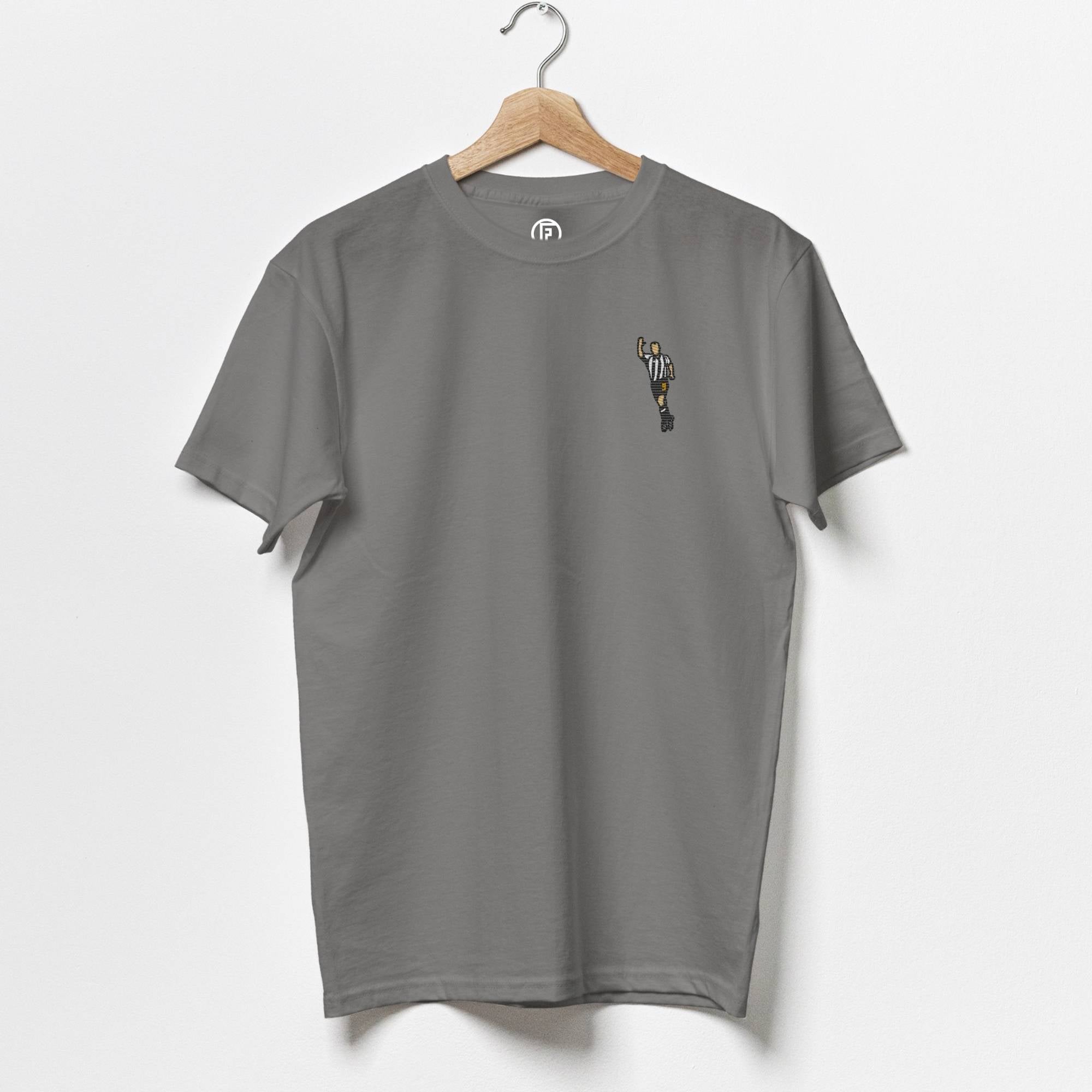 Shearer | 100% Organic Cotton Embroidered T-Shirt - Football Posters