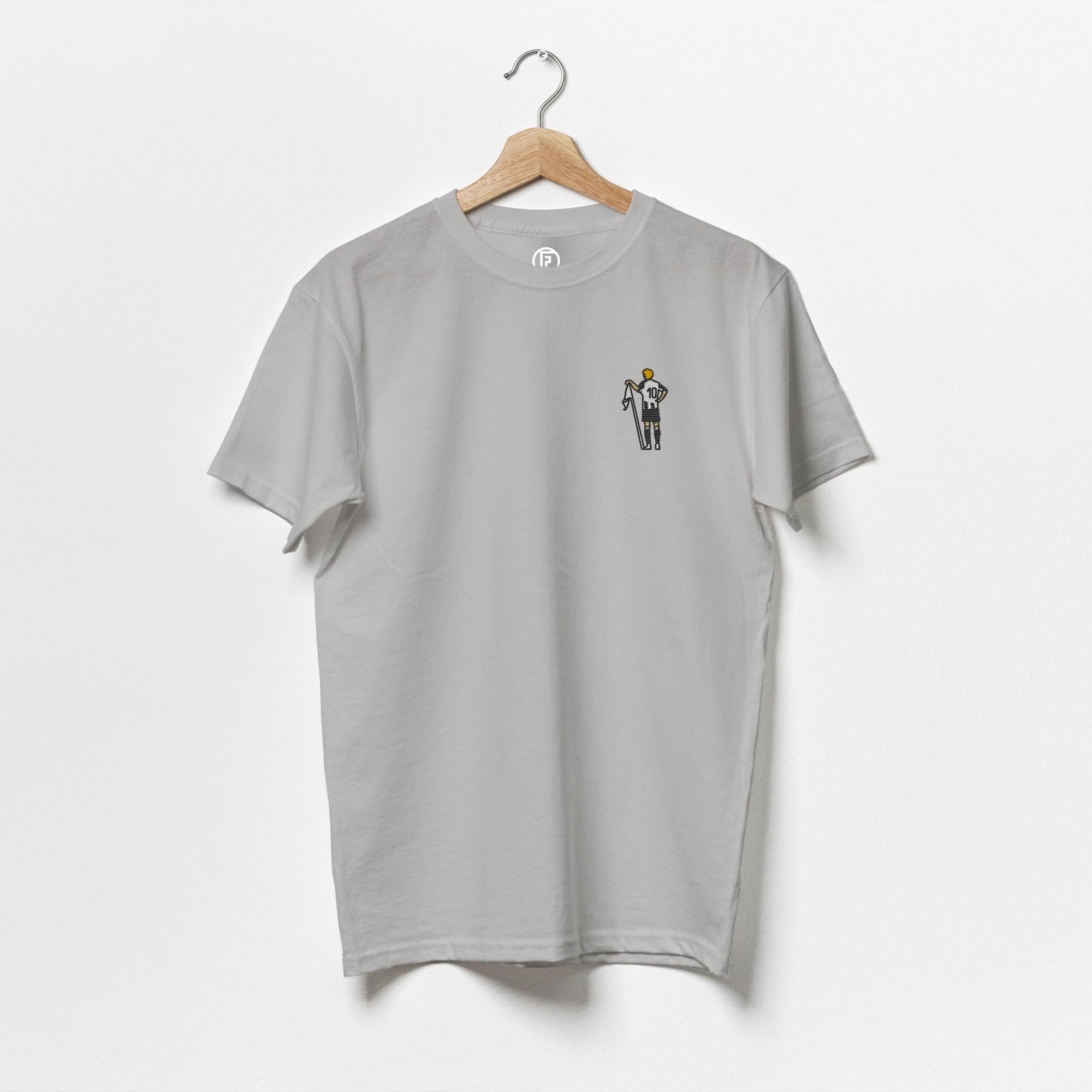 Anthony Gordon Corner Flag Celebration | Embroidered T-Shirt - Football Posters