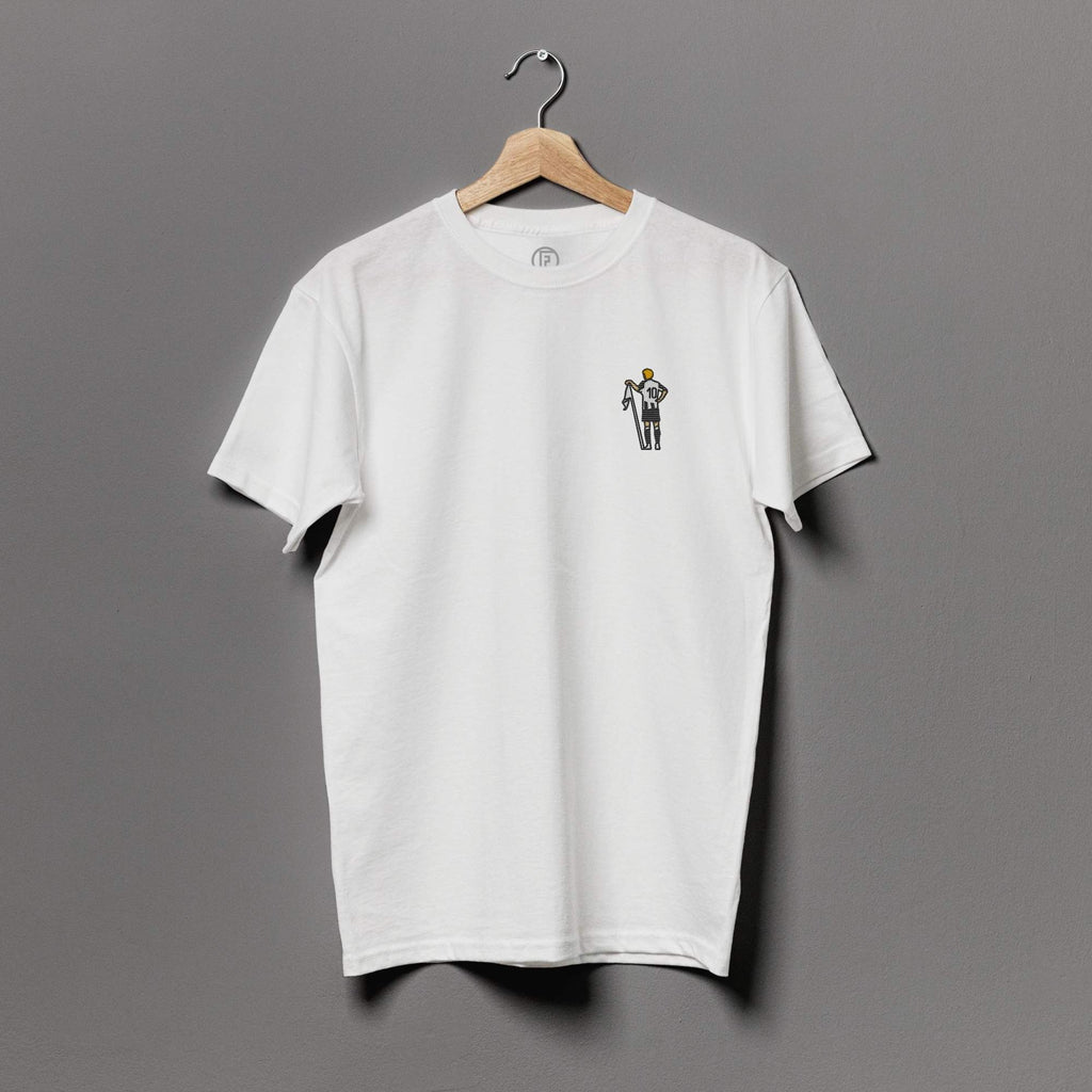 Anthony Gordon Corner Flag Celebration | Embroidered T-Shirt - Football Posters