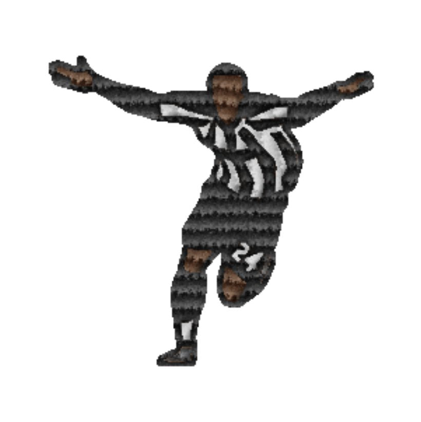 Cheick Tioté 4 - 4 | Embroidered Sweatshirt - Football Posters - Embroidered Jumper