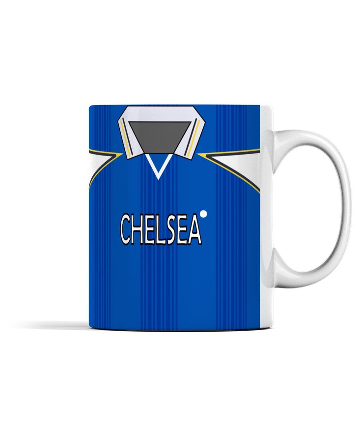 Chelsea Retro Kit Mug - Football Posters - Mugs