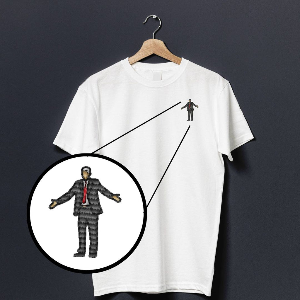 Arsène Wenger Red Card | Embroidered T-Shirt - Football Posters