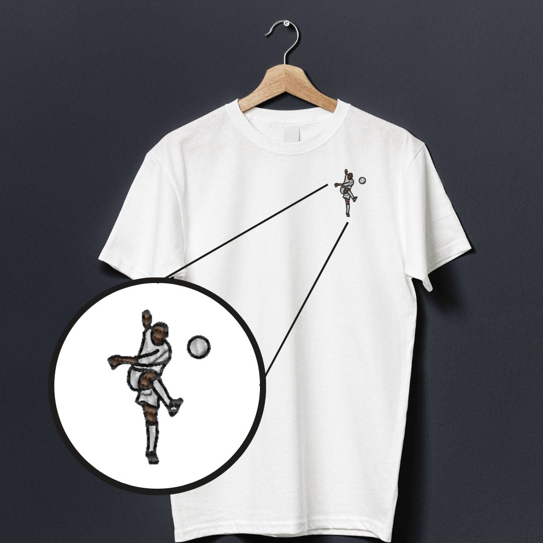 Tony Yeboah Goal | Embroidered T-Shirt - Football Posters