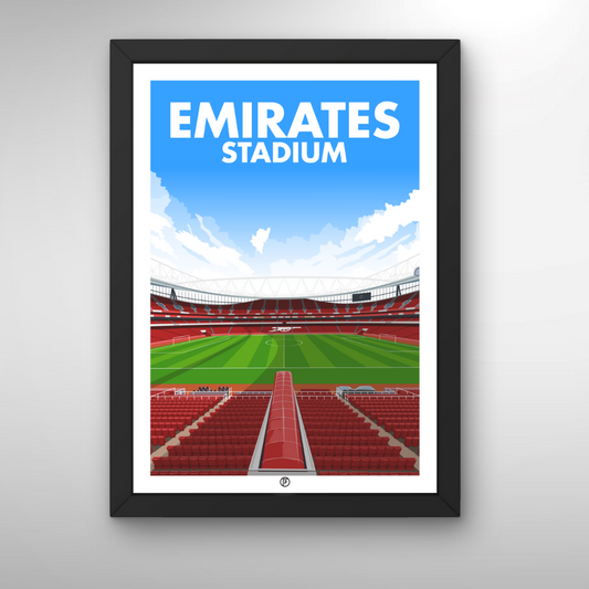 Emirates Stadium | Framed Illustrated Art Print