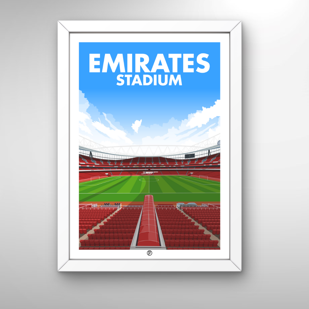 Emirates Stadium | Framed Illustrated Art Print