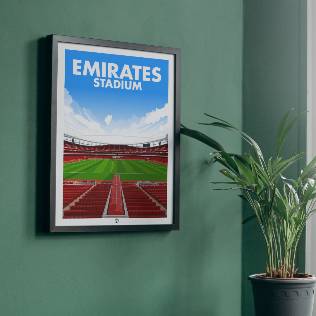 Emirates Stadium | Framed Illustrated Art Print