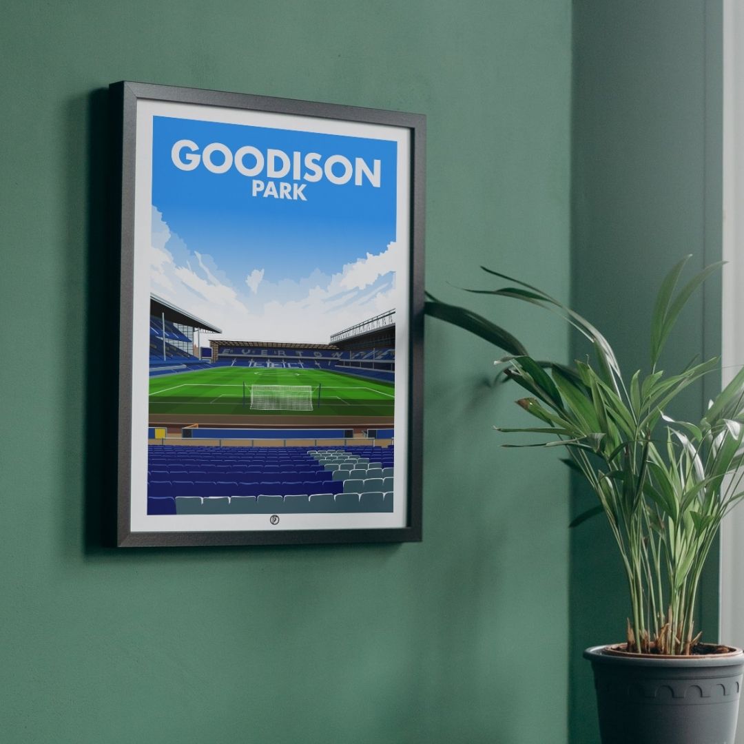 Goodison Park Poster | Illustrated Art Print - Football Posters