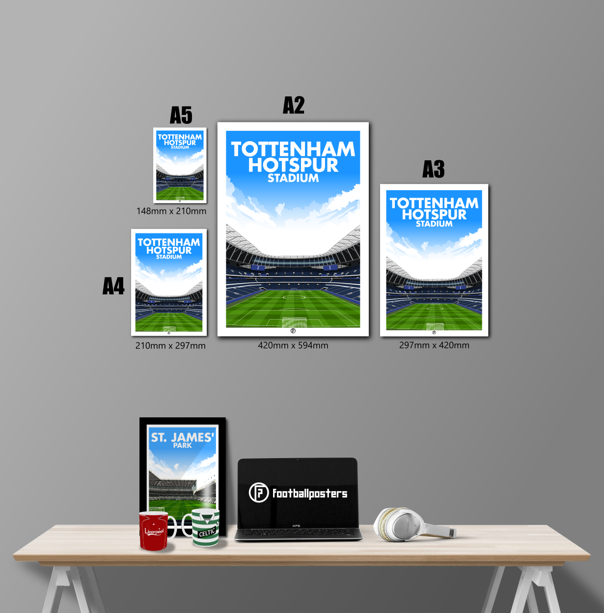 Stamford Bridge Poster | Illustrated Art Print - Football Posters