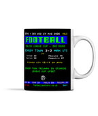Grimsby 2-2 Man Utd | Ceefax-Inspired Mug - Football Posters