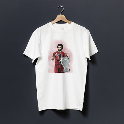 Mo Salah Champions League | LFC T-Shirt - Football Posters - T-Shirts