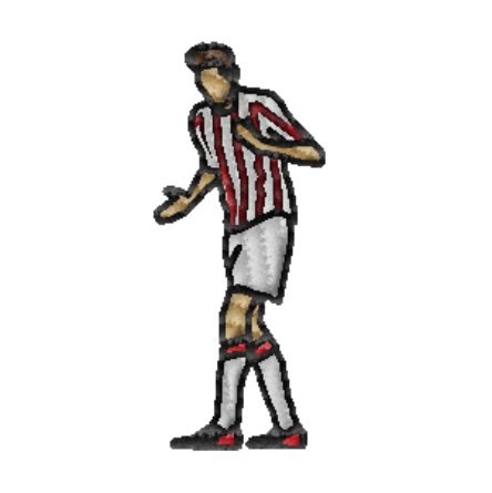 Peter Crouch Robot | Embroidered Hoodie - Football Posters - Hoodies