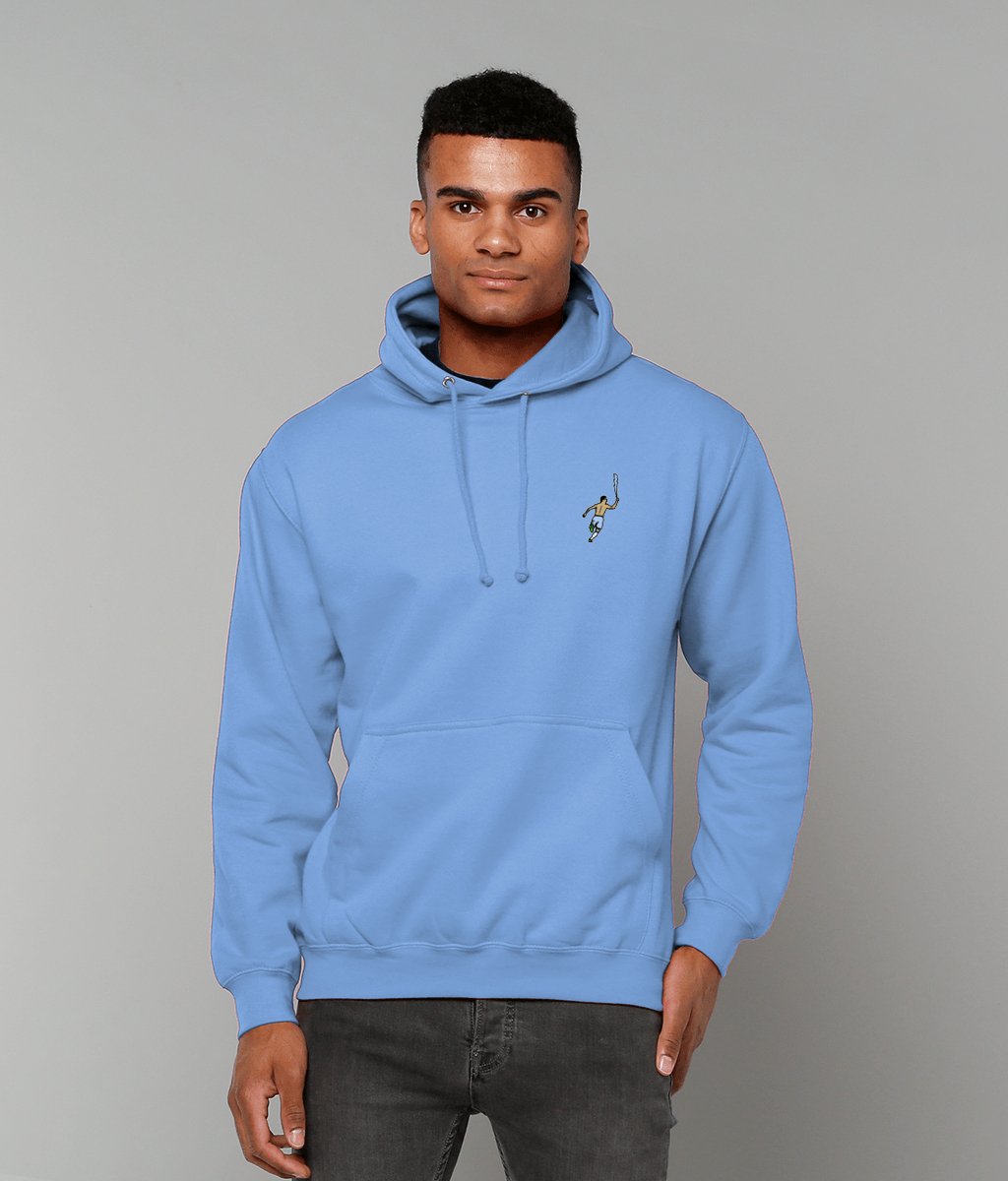 Sergio Aguero 93:20 | Embroidered Hoodie - Football Posters - Hoodies