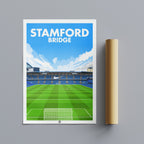 Stamford Bridge Poster | Illustrated Art Print - Football Posters