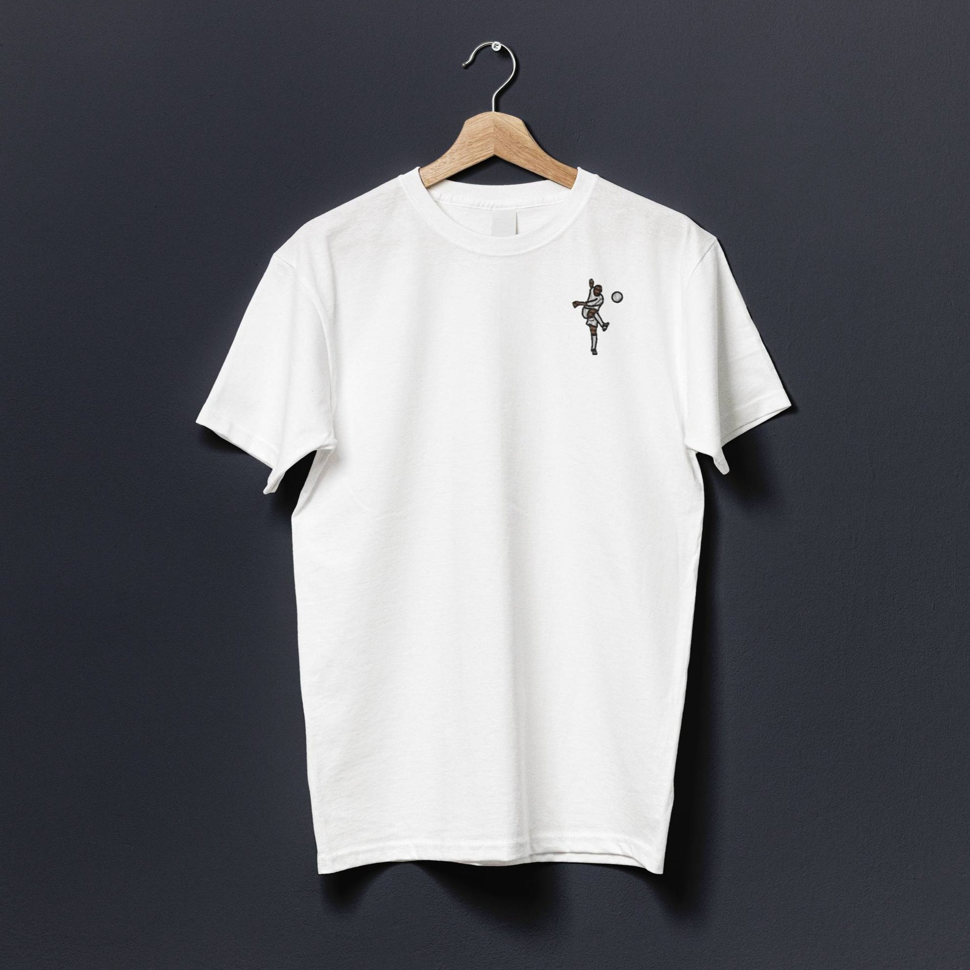 Tony Yeboah Goal | Embroidered T-Shirt - Football Posters - Embroidered T-Shirt