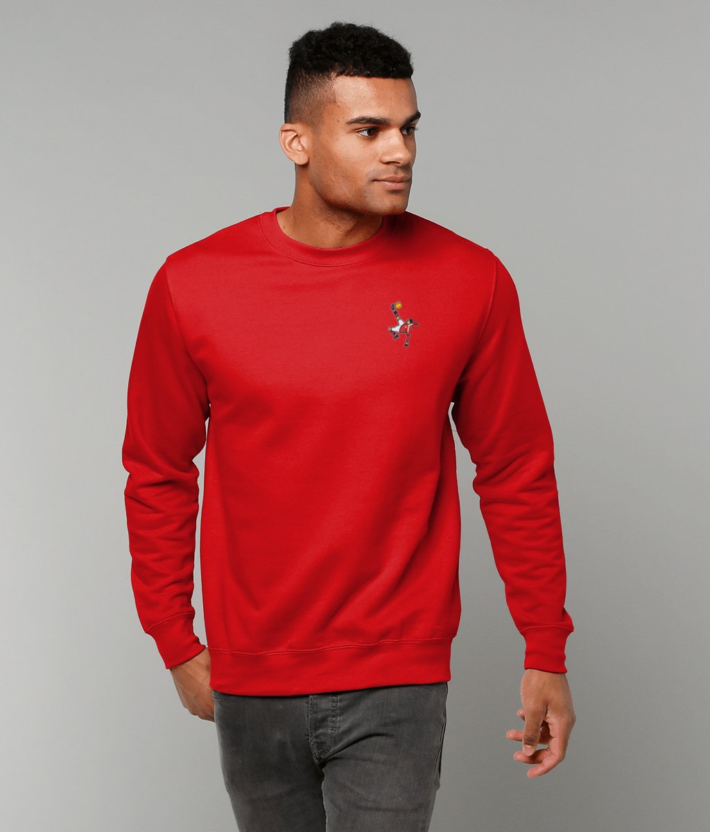Wayne Rooney Overhead Kick | Embroidered Sweatshirt - Football Posters - Embroidered Jumper
