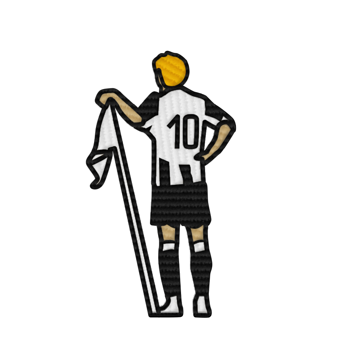 Anthony Gordon Corner Flag Celebration | Embroidered T-Shirt - Football Posters