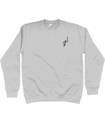 Sergio Aguero 93:20 | Embroidered Sweatshirt - Football Posters - Embroidered Jumper