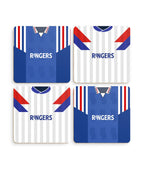 Rangers Retro Kit Collection | Coasters - Football Posters - Coasters