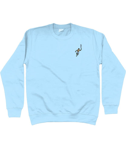 Sergio Aguero 93:20 | Embroidered Sweatshirt - Football Posters - Embroidered Jumper