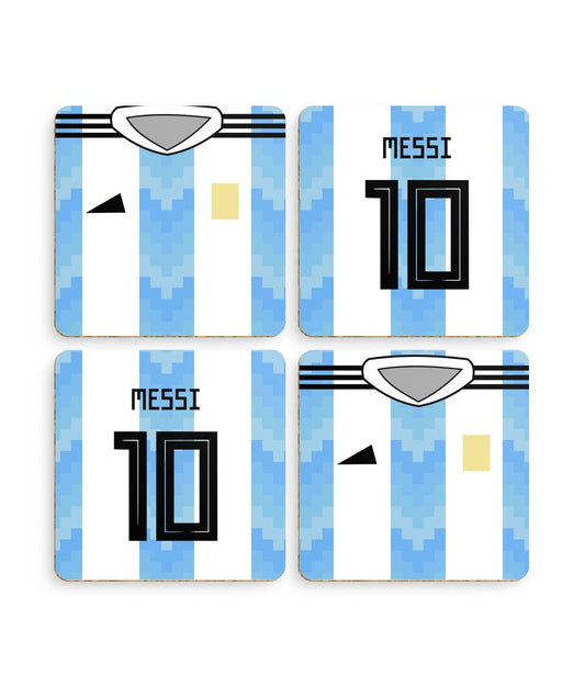 Lionel Messi Argentina | Coaster (Pack of 4) - Football Posters - Coasters