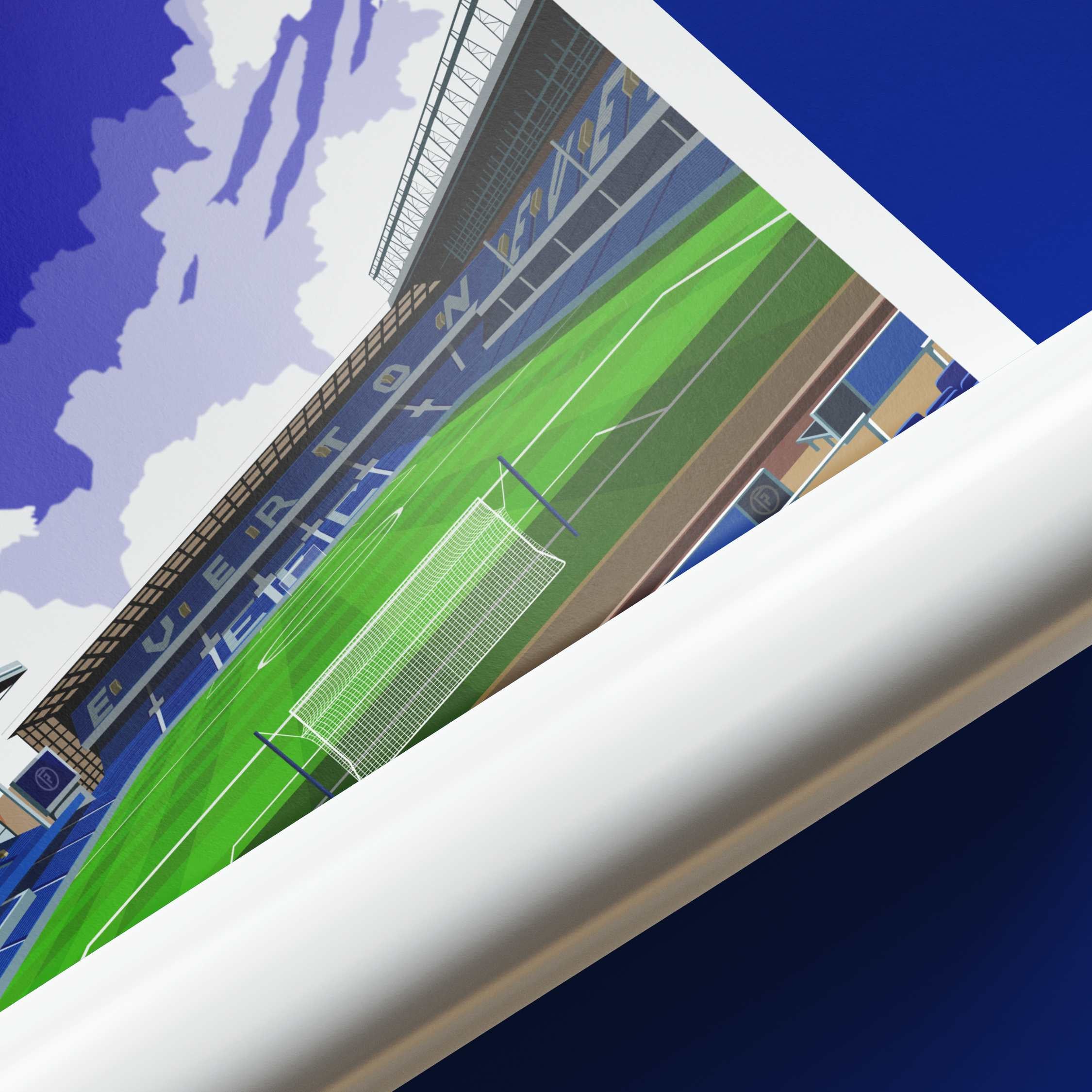 Goodison Park ClubTone Poster | Illustrated Art Print - Football Posters