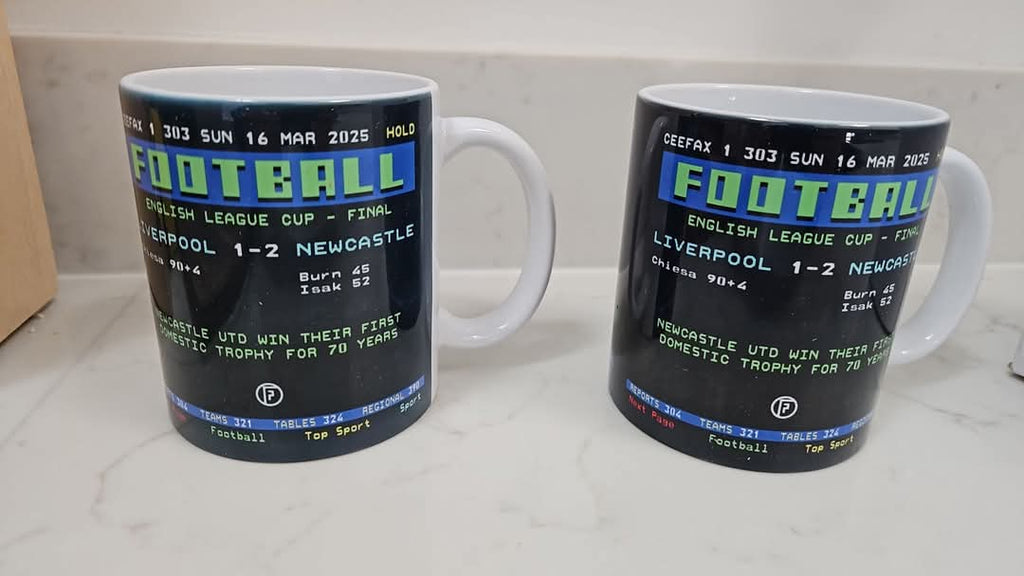 Nufc league Cup carabao mug 