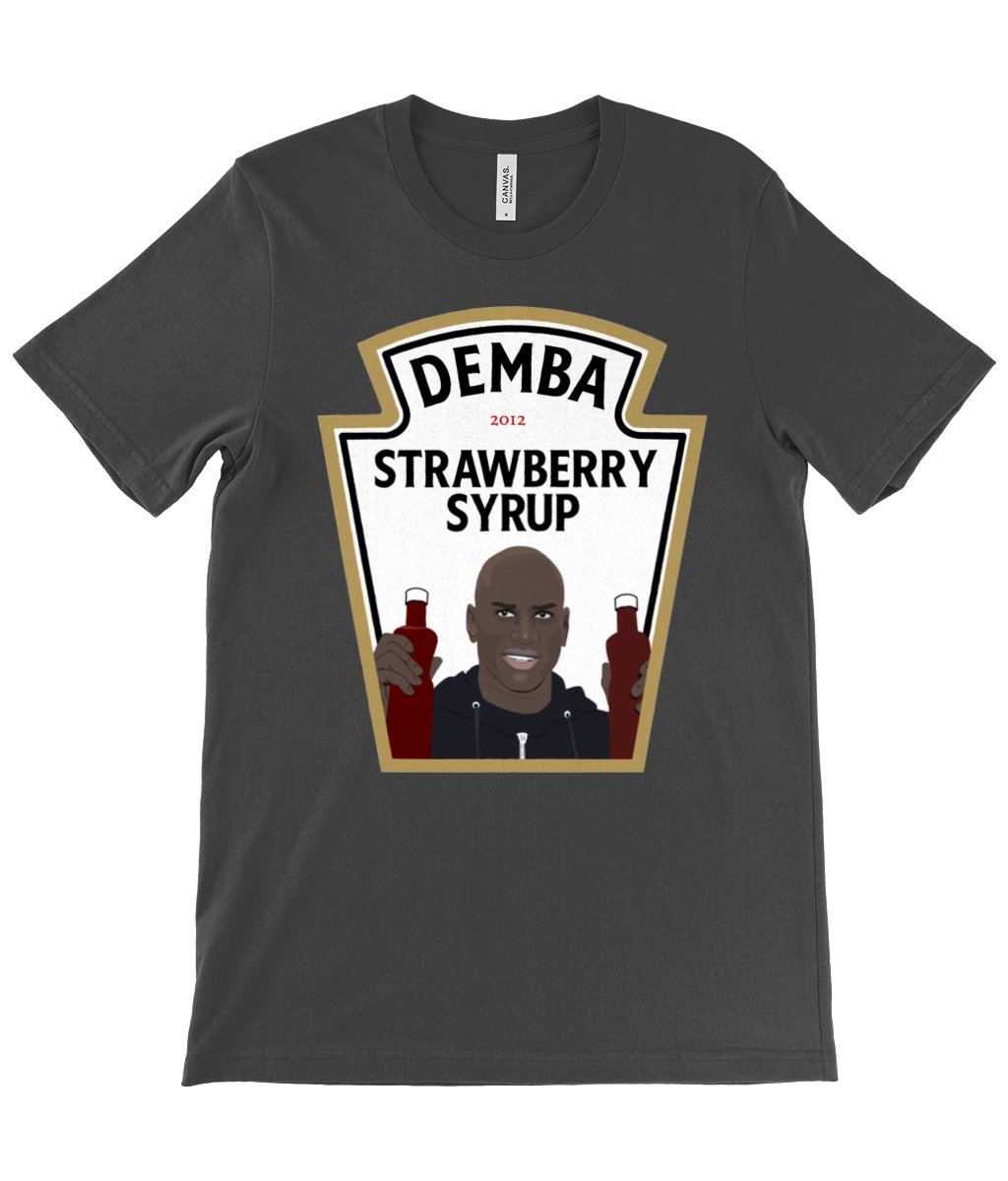 Demba Ba Strawberry Syrup Newcastle T-Shirt - Football Posters