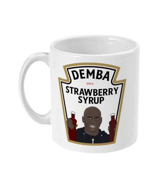 Demba Ba Strawberry Syrup | Newcastle Mug - Football Posters