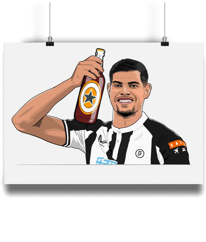 Bruno is a Geordie | NUFC Poster - Football Posters