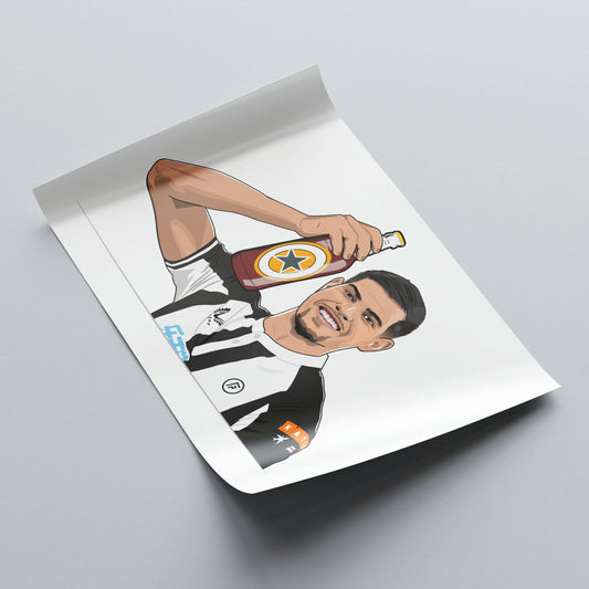 Bruno is a Geordie | NUFC Poster - Football Posters