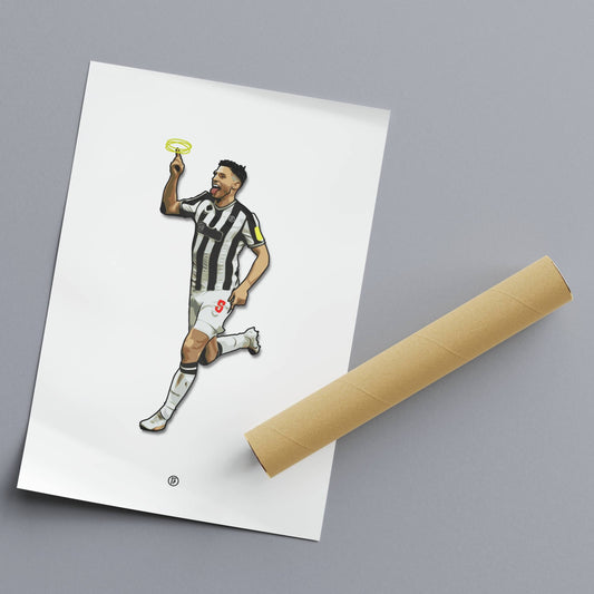 Fabian Schar | NUFC Poster - Football Posters - Posters