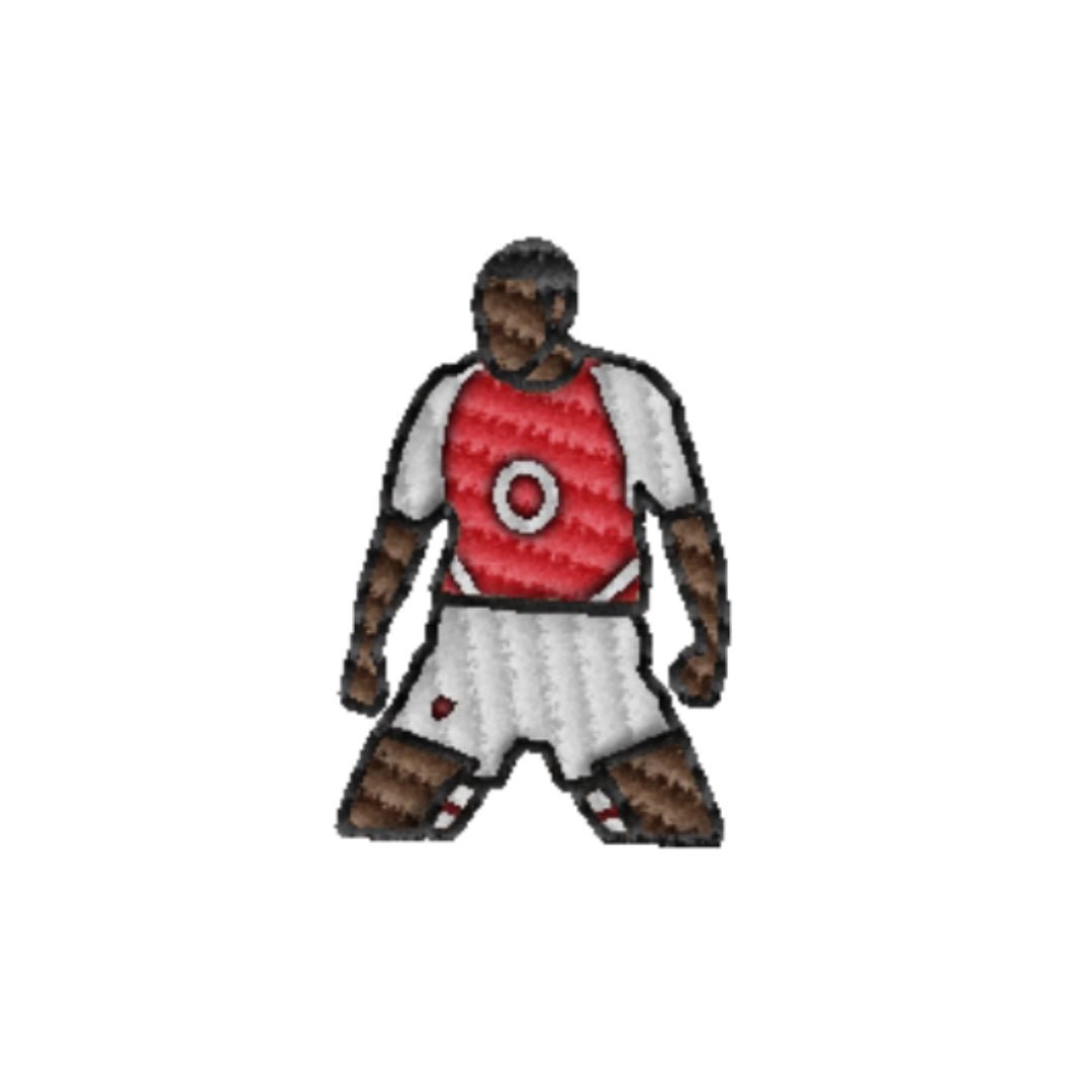 Thierry Henry | Embroidered T-Shirt - Football Posters - Embroidered T-Shirt