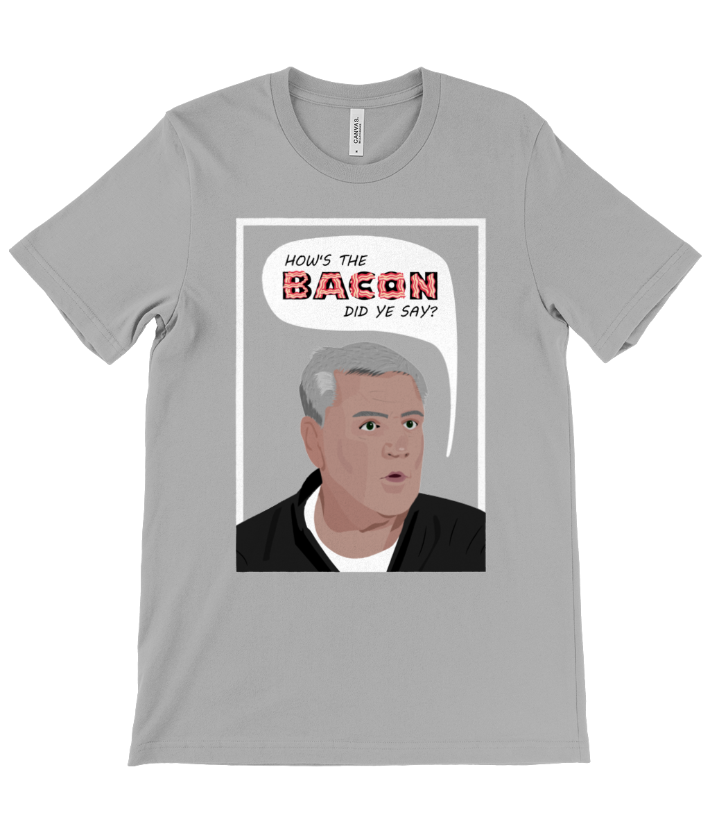 How's The Bacon Did You Say? | Steve Bruce T-Shirt - Football Posters