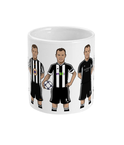 Alan Shearer NUFC Mug | Through the Seasons - Football Posters - Mugs