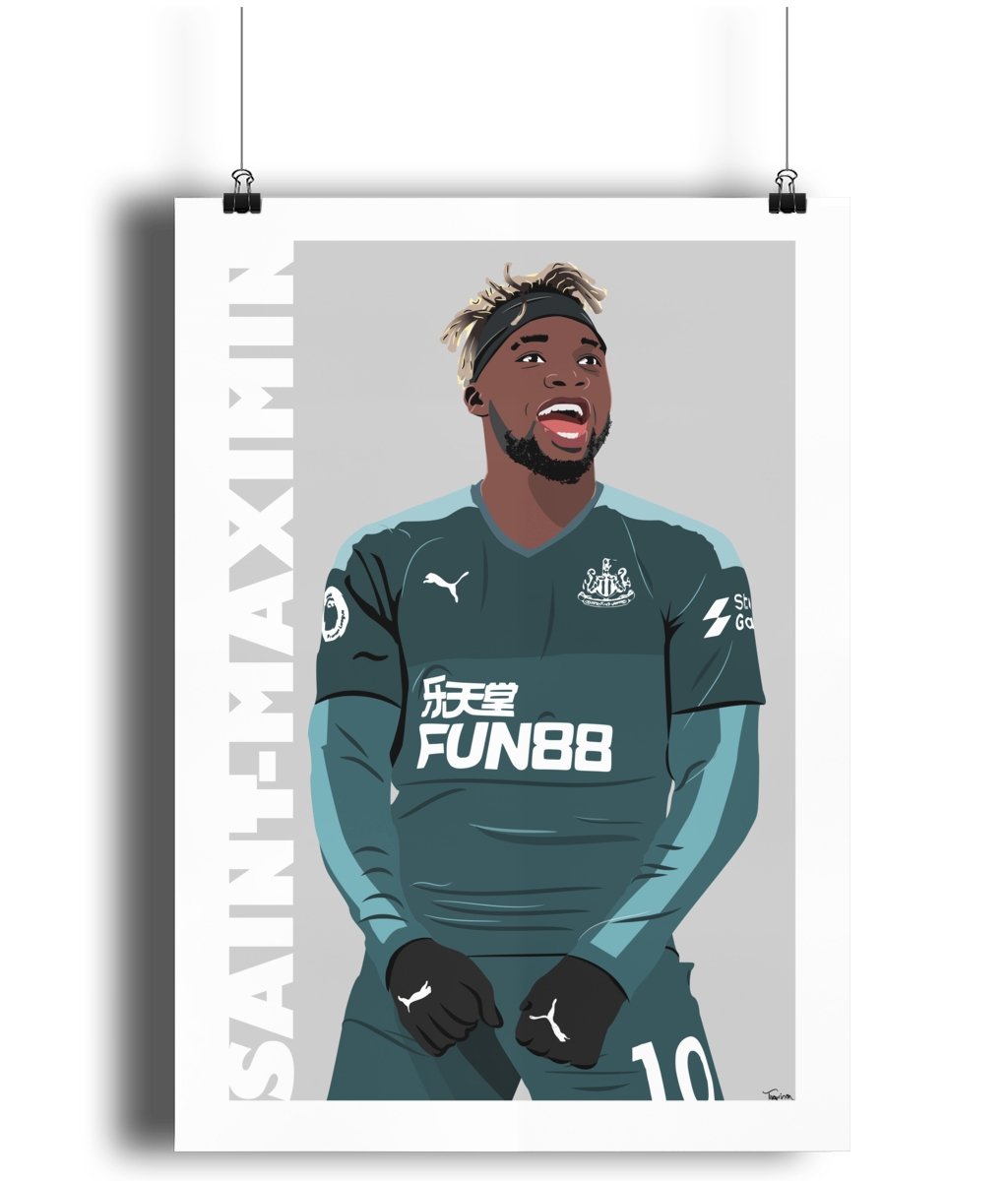 Allan Saint-Maximin Newcastle Poster - Football Posters - Posters