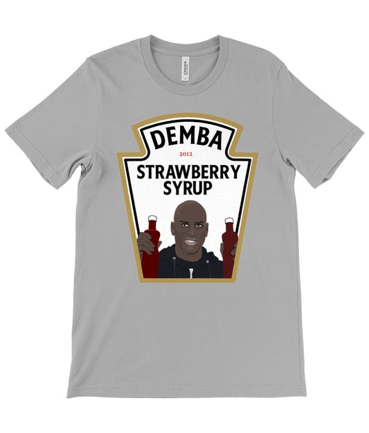 Demba Ba Strawberry Syrup Newcastle T-Shirt - Football Posters