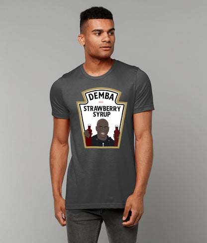 Demba Ba Strawberry Syrup Newcastle T-Shirt - Football Posters