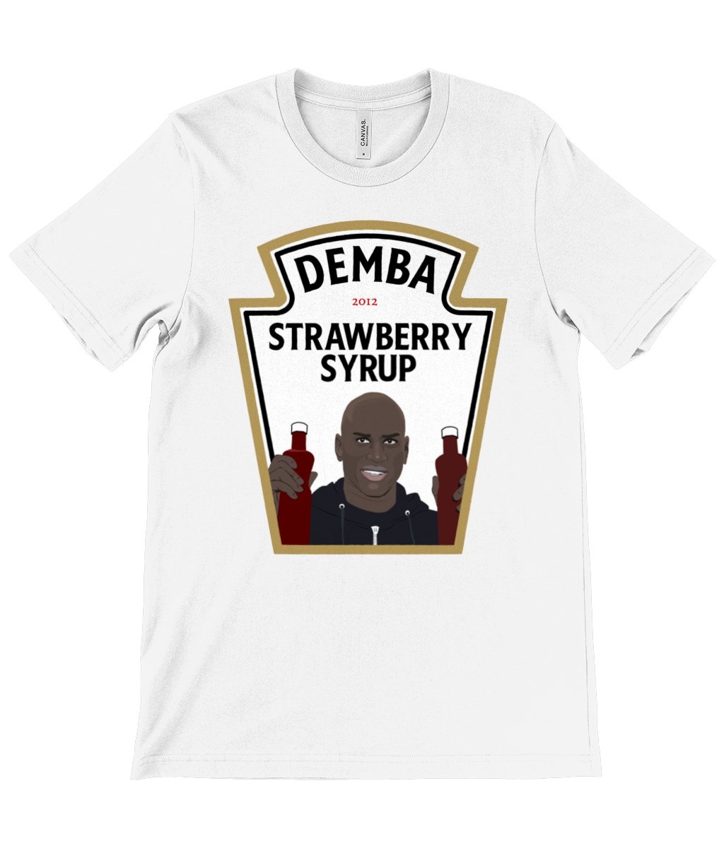 Demba Ba Strawberry Syrup Newcastle T-Shirt - Football Posters