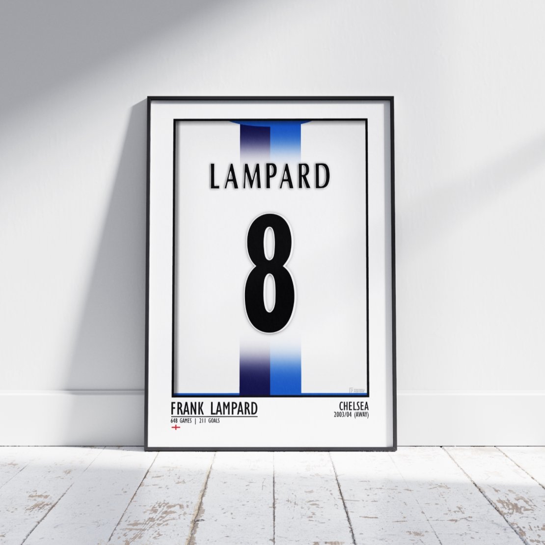Frank Lampard - Chelsea 03/04 Away - Football Posters