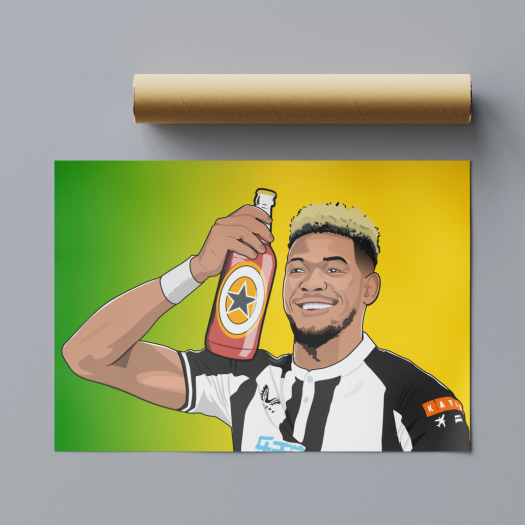 Joelinton is a Geordie | NUFC Poster - Football Posters